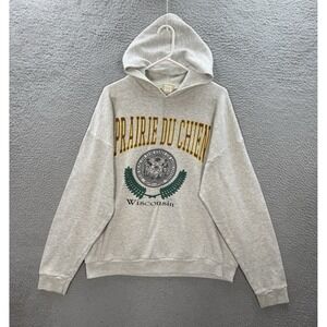 Vintage Ohiopyle Sweatshirt Adult XL Gray Hoodie Prairie Du Chien Wisconsin 90s